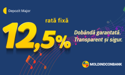 Depozitul Major de la Moldindconbank – transparent și sigur, iar acum cu 12,5% anual