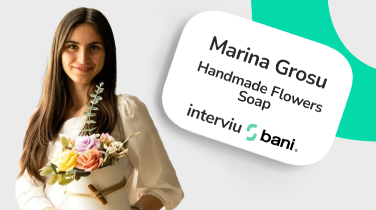 10 LEI// Masterclass de producere a florilor de săpun cu Marina Grosu. Hobby transformat în sursă de venit