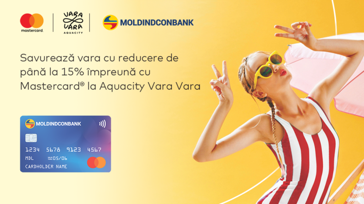 Savurează reduceri de până la 15% la Aquacity Vara Vara cu Moldindconbank și Mastercard