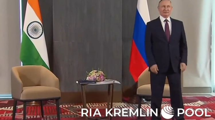 VIDEO Umilințe fără sfârșit pentru Putin în Uzbekistan. A fost lăsat să aștepte și de liderii din India și Azerbaidjan