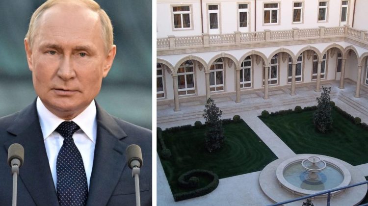 (FOTO) Pe timp de război, Putin s-a ascuns într-un palat imens. Cum arată clădirea de lux