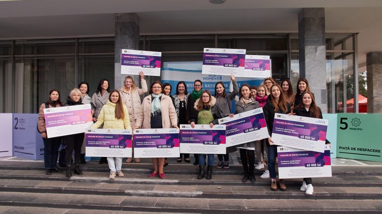 Zece femei antreprenoare din Moldova au primit câte 60.000 de lei pentru dezvoltarea afacerilor