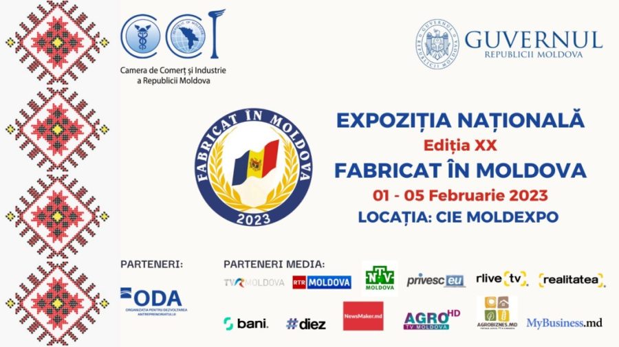 (VIDEO) CCI a RM anunță lansarea expoziției „Fabricat în Moldova 2023”. Antreprenorii se pot înscrie