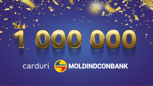 Moldindconbank – prima bancă din Republica Moldova care a emis 1 000 000 de carduri