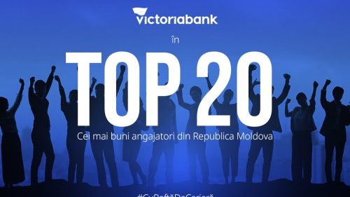 Victoriabank: Unica bancă din clasamentul celor mai buni 20 de angajatori din țară