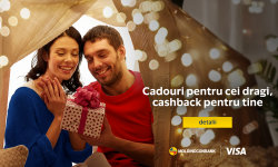 Moldindconbank și VISA anunță Cadouri pentru cei dragi – cashback și premii pentru tine