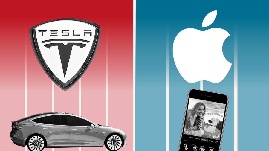 Acțiunile Apple și Tesla scad pe fondul problemelor de aprovizionare