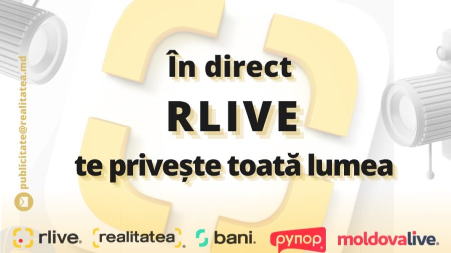 Evenimentul tău pe RLIVE: Transmisiune la TV + 12 platforme online + Social media + Știre