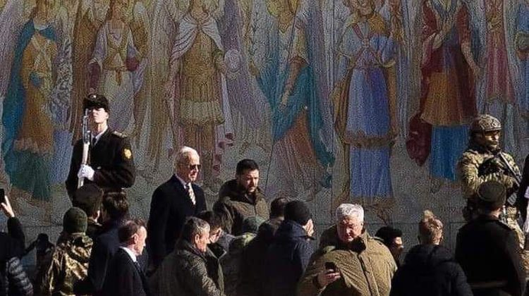 Video Președintele american Joe Biden în vizită la Kiev