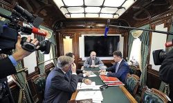 Calea ferată a Putin: liderul de la Kremlin călătoreşte cu trenuri blindate din motive de securitate