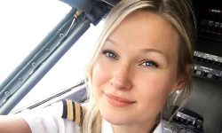 VIDEO Cel mai influent pilot de avion din lume este o blondă de 31 de ani