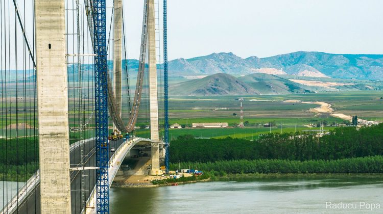 Cum arată Golden Gate-ul peste Dunăre de lângă Moldova înainte de inaugurarea programată luna viitoare