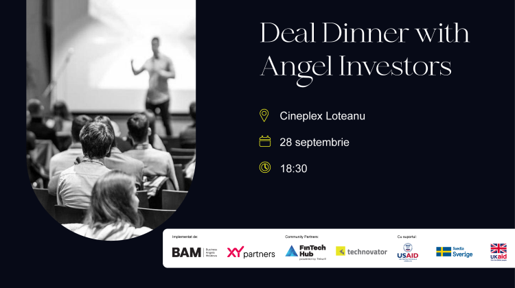 Deal Dinner with Angel Investors revine cu o nouă ediție. Cei mai buni vor merge la București