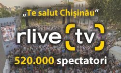 Festivalul „Te salut Chișinău” a fost urmărit de peste jumătate de milion de spectatori la RLIVE TV