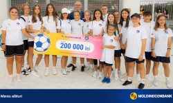 Moldindconbank susține echipa de fotbal feminin ”Pudra” care a primit 200 000 de lei