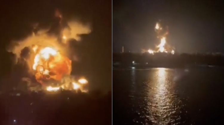 Atacul rusesc cu drone asupra portului ucrainean Izmail a distrus 40.000 de tone de cereale