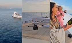 Opulență la Monaco! Dronele sunt folosite pentru livrarea șampaniei pe yacht-uri