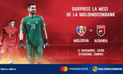 Surprize de la Moldindconbank pentru suporterii care vor urmări pe stadion meciul Moldova – Albania
