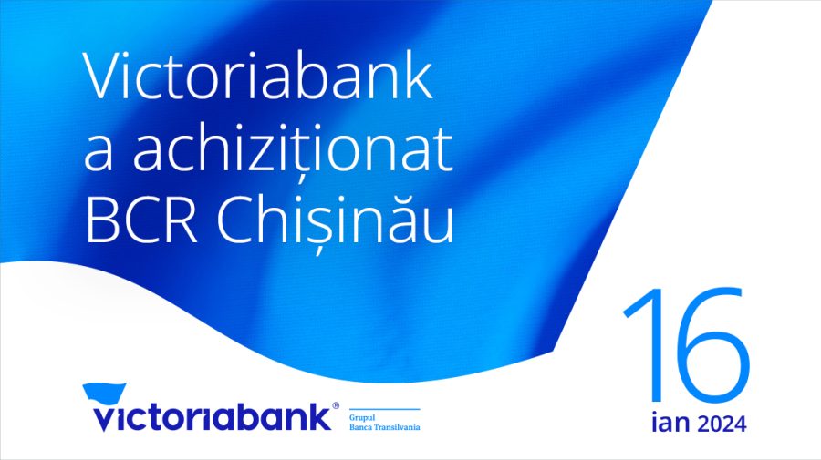 VIDEO Premieră în sistemul bancar din Republica Moldova. Victoriabank a achiziționat BCR Chișinău