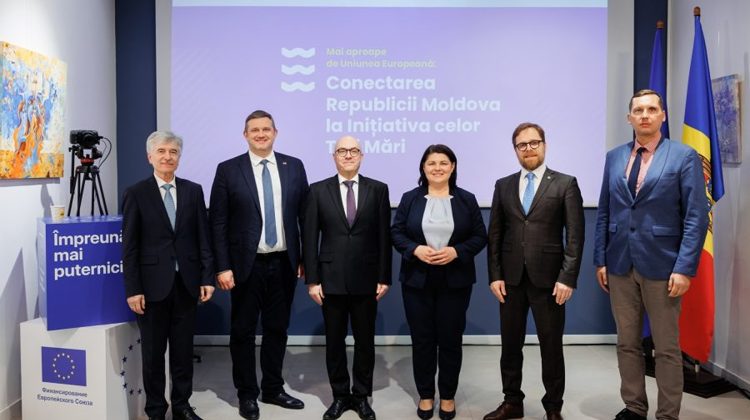 Moldova, mai aproape de UE! VIDEO de la conferința despre conectarea la „Inițiativa celor trei mări”