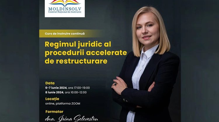 Centrul Național de Instruire „MOLDINSOLV” organizează un curs online: Află cum poți să te înregistrezi