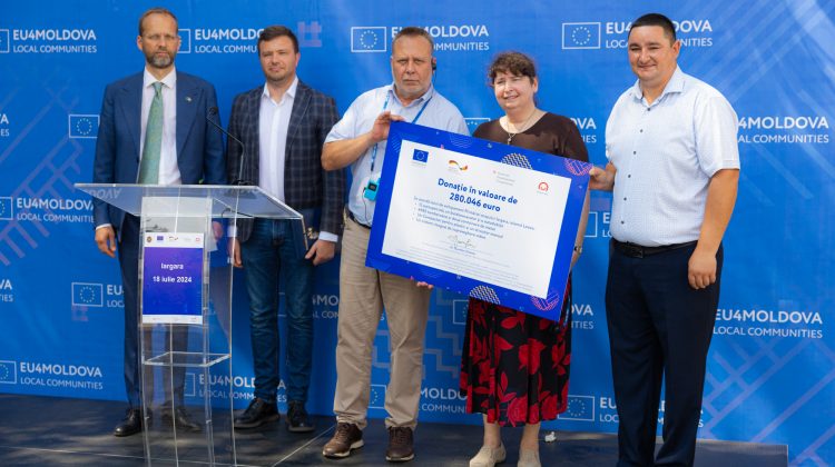 EU4Moldova: Comunități Locale – Managementul integrat al deșeurilor la Iargara. Ceremonia de înmânare a echipamentelor