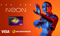 Cardul NEON – un nou instrument de plată exclusivist de la Moldindconbank și Visa