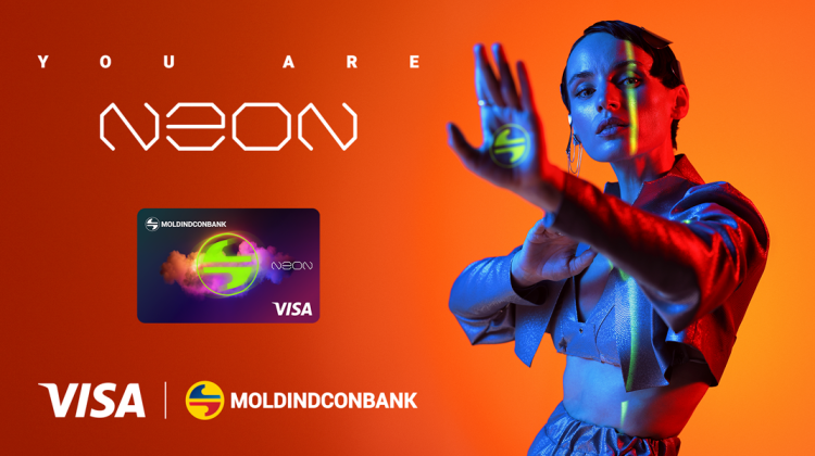 Cardul NEON – un nou instrument de plată exclusivist de la Moldindconbank și Visa