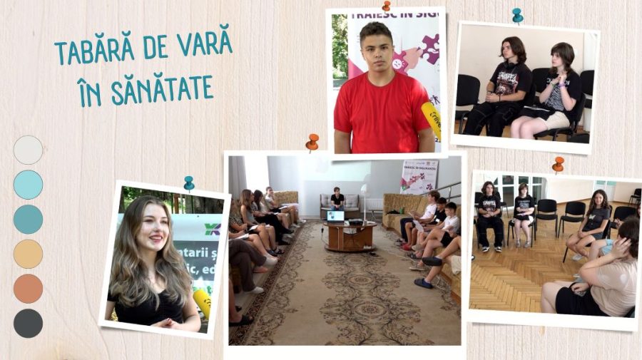 VIDEO Tabără de vară pentru voluntarii în sănătate, unde au fost abordate problemele tinerilor