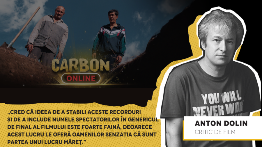 Celebrul critic de film Anton Dolin îndeamnă moldovenii să participe la premiera online a filmului Carbon