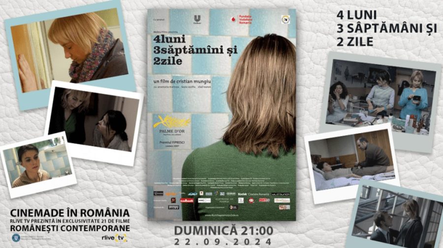 VIDEO CineMADE în România: Filmul de Oscar „4 luni, 3 săptămâni și 2 zile”, duminică seara, exclusiv la RLIVE TV