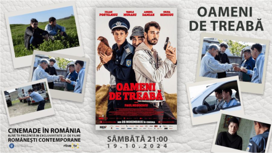 VIDEO CineMADE în România: Comedia românească „Oameni de treabă”, sâmbătă seara, în exclusivitate la RLIVE TV