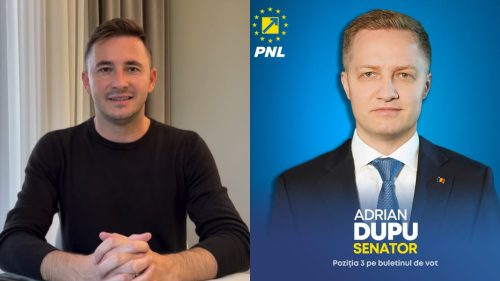 „Eu votez Adrian Dupu!” Emilian Crețu, cu un mesaj în susținerea candidatului PNL la funcția de senator