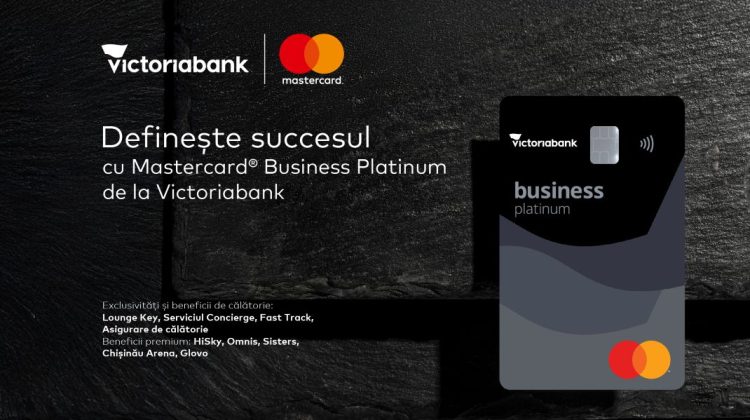 Mastercard Business Platinum de la Victoriabank: Stil premium pentru succesul tău în afaceri