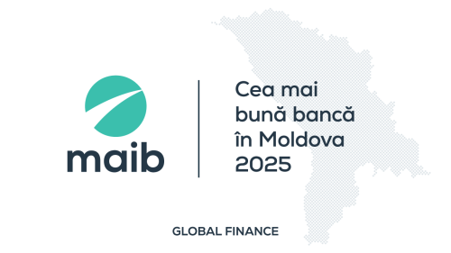 Maib – desemnată cea mai bună bancă din Moldova în 2025 de publicația Global Finance