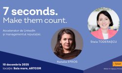 Curs intensiv despre branding profesional și reputație pe LinkedIn, pe 10 decembrie la Artcor