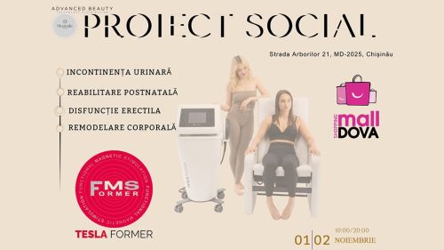 Shopping MallDova găzduiește un eveniment social dedicat sănătății, cu testări gratuite Tesla Former