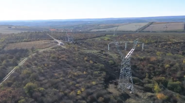 Lucrările la linia electrică Vulcănești–Chișinău, aproape de final: peste 90% din proiect este realizat