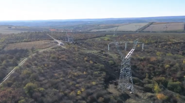 Ultimul pilon, montat la LEA Vulcănești–Chișinău: energizarea treptată se va face în următoarele 60 de zile