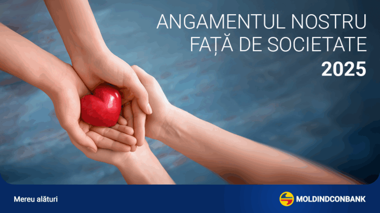 Moldindconbank își consolidează poziția de investitor social în 2025, prin proiecte cu impact național
