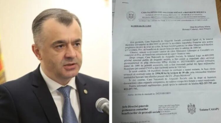 Cadou electoral cu factură la final! Chicu părinții, chemați să returneze cei 1000 de lei