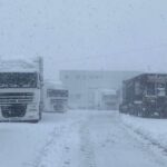TIR-urile, trase pe dreapta: circulația suspendată la frontieră din cauza ghețușului