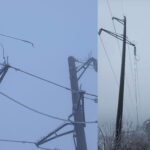 Chiciura rupe liniile electrice: avarii în nordul țării