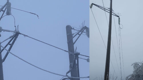 Chiciura rupe liniile electrice: avarii în nordul țării