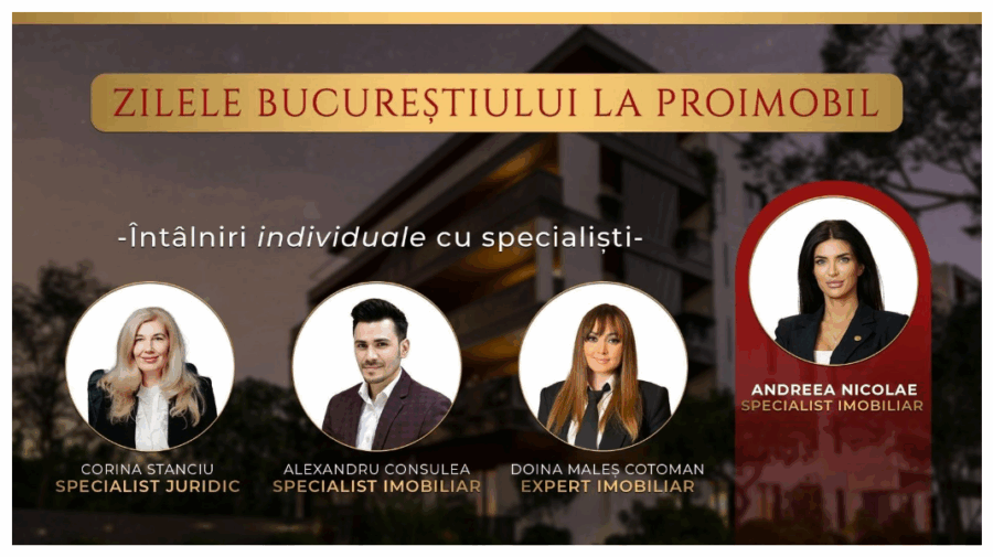 FOTO Proimobil aduce la Chișinău oportunități imobiliare din București cu randamente de până la 15%