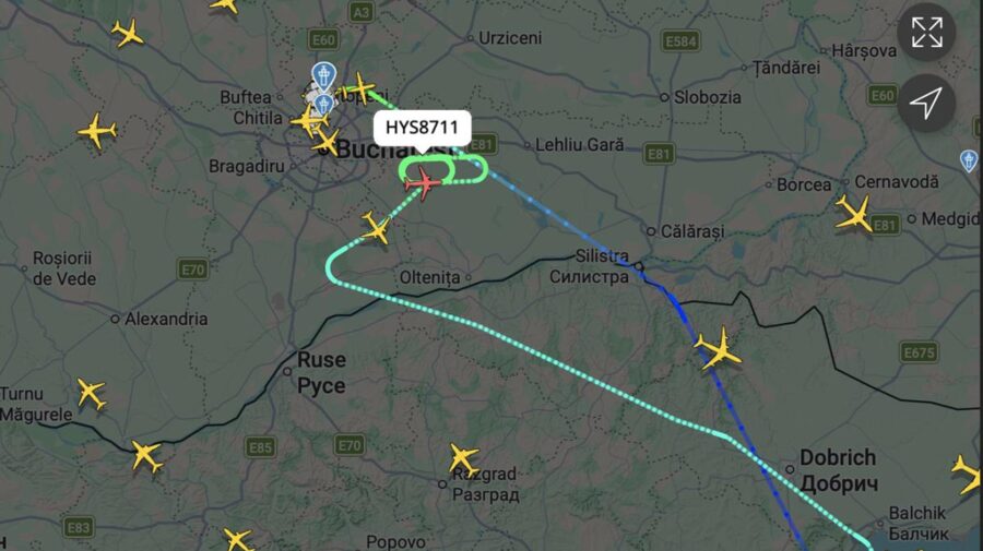 Alertă în aer: avionul companiei moldovenești HiSky revine de urgență la Otopeni