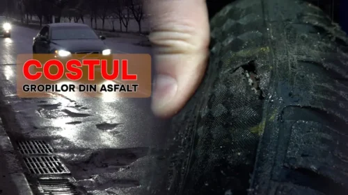 Realitatea Săptămânii: Șoferi nervoși, service-uri pline. Cât ne costă gropile formate în asfalt