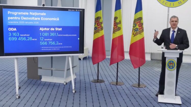 Economia a crescut. Slide-ul lui Osmochescu o confirmă