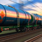 Manevră periculoasă pe calea ferată! Un moldovean a blocat un tren cu cisterne de petrol