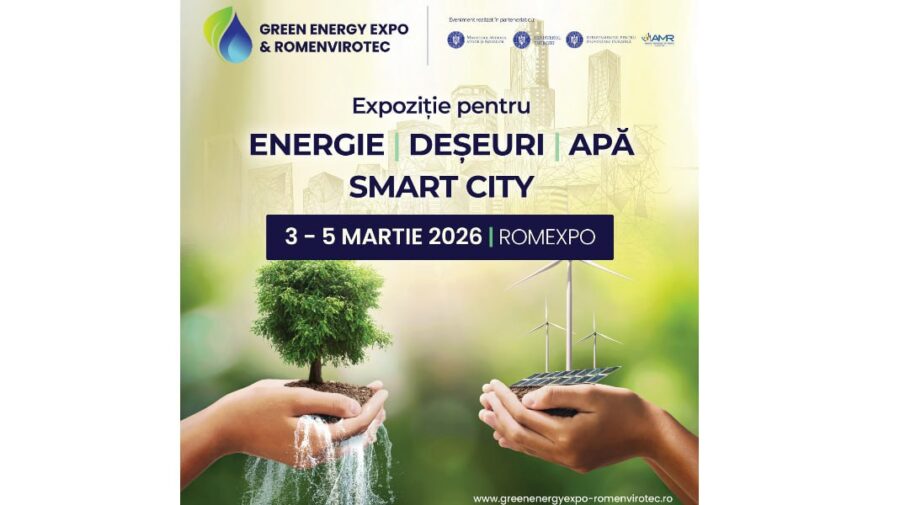 GREEN ENERGY EXPO & ROMENVIROTEC și ORAȘUL VIITORULUI marchează o premieră națională absolută